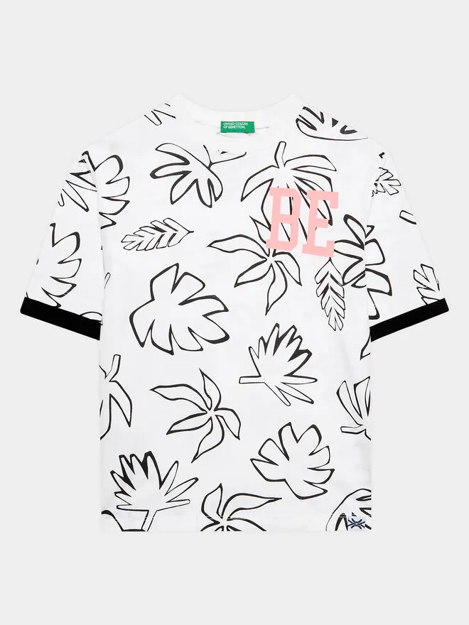 United Colors Of Benetton T-Shirt · Λευκό