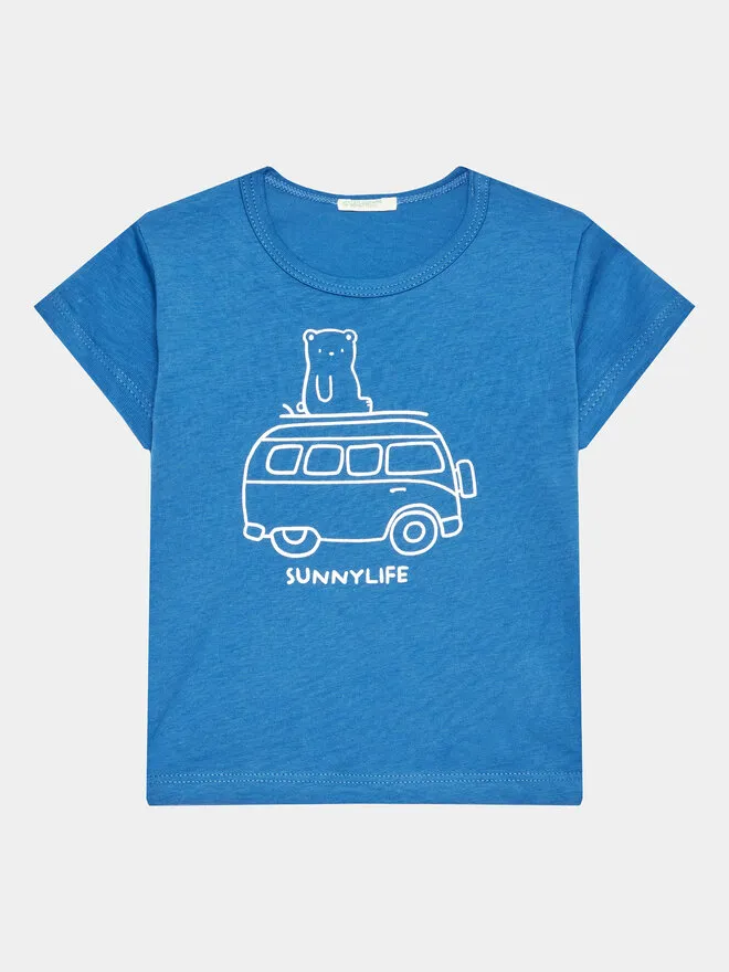 United Colors Of Benetton T-Shirt · Μπλε