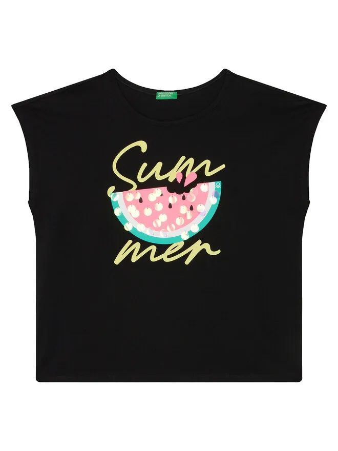 T-Shirt · Μαύρο