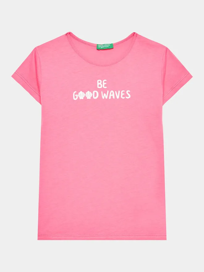United Colors Of Benetton T-Shirt · Ροζ