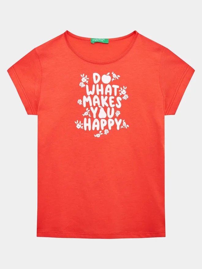 United Colors Of Benetton T-Shirt · Κόκκινο