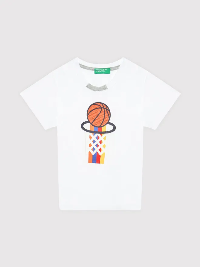 United Colors Of Benetton T-Shirt · Λευκό