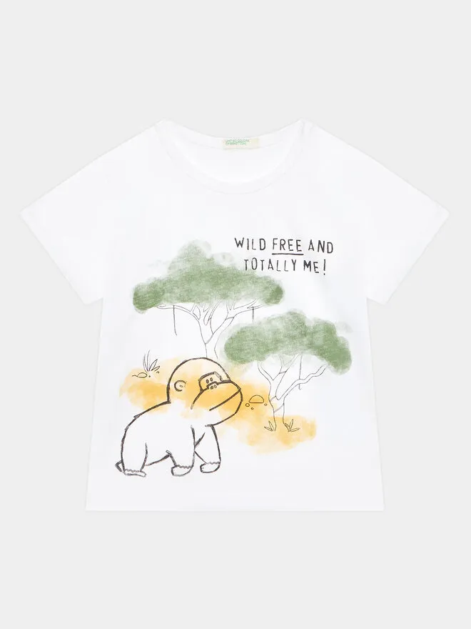 United Colors Of Benetton T-Shirt · Λευκό