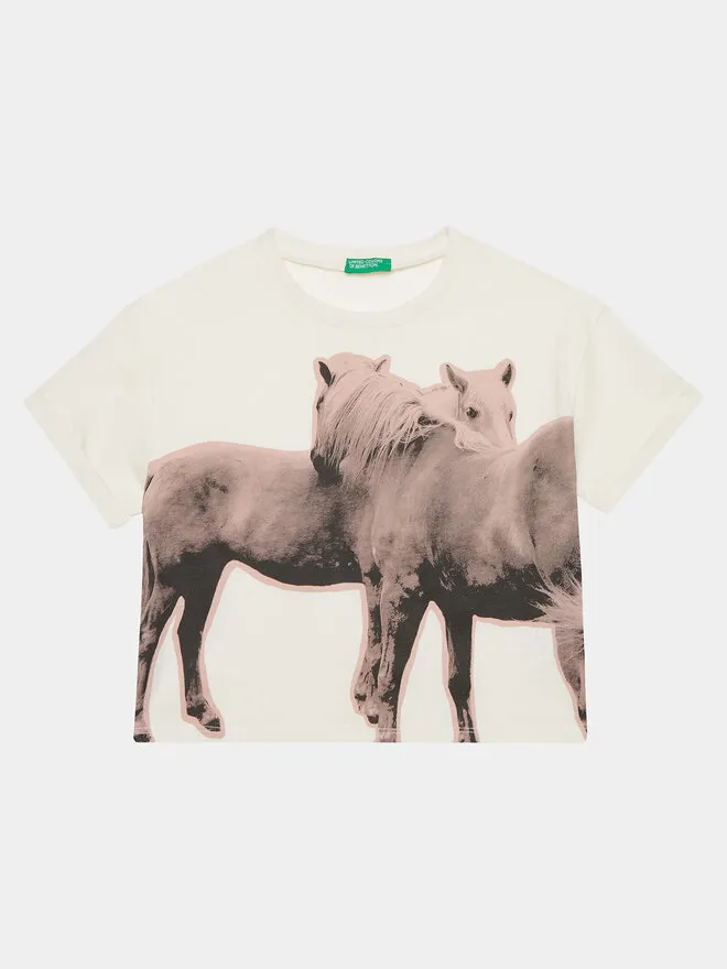 T-Shirt · Εκρού