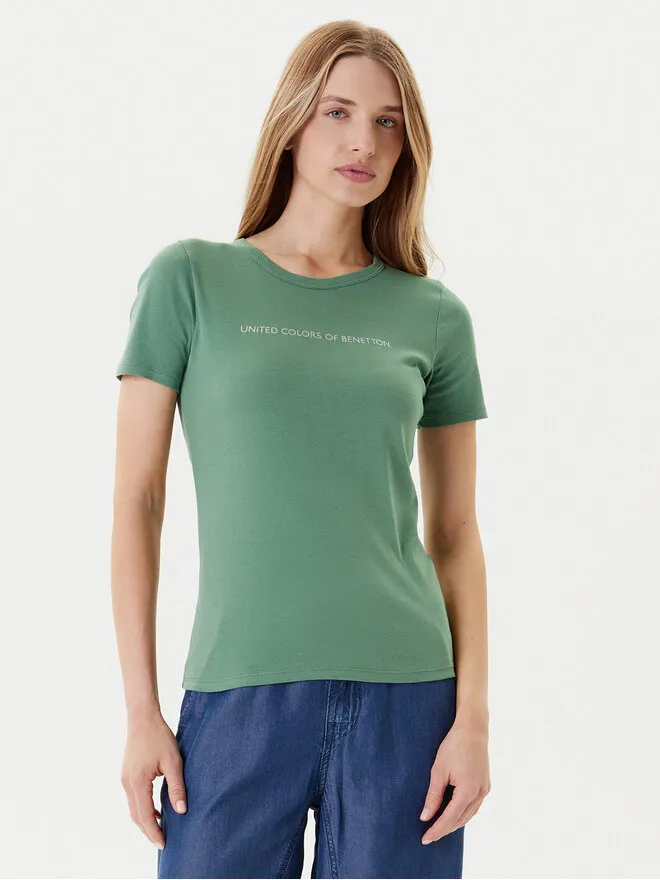 United Colors Of Benetton T-Shirt · Πράσινο