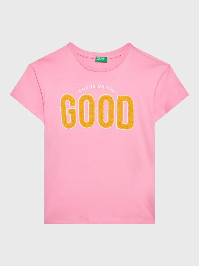 United Colors Of Benetton T-Shirt · Ροζ