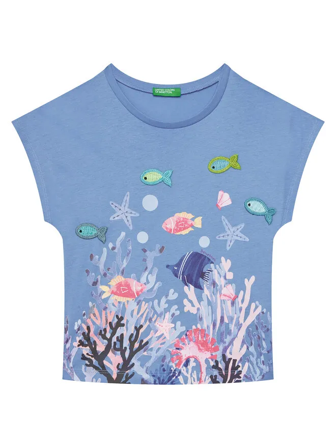 T-Shirt · Μπλε