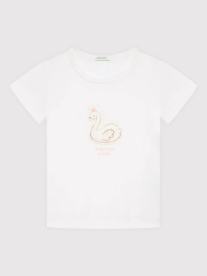 United Colors Of Benetton T-Shirt · Λευκό