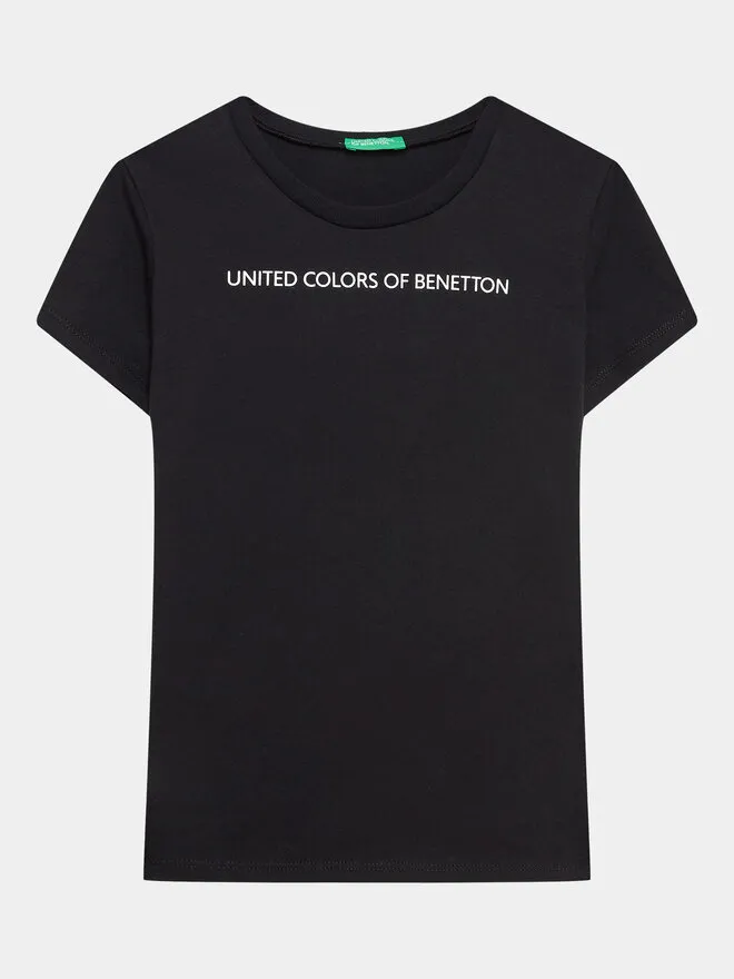 United Colors Of Benetton T-Shirt · Μαύρο