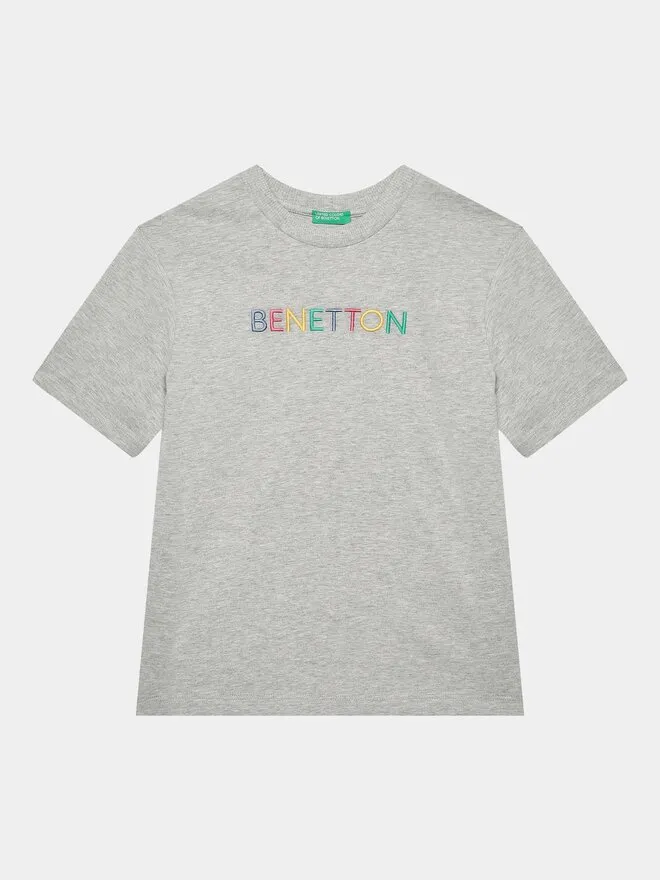 United Colors Of Benetton T-Shirt · Γκρι