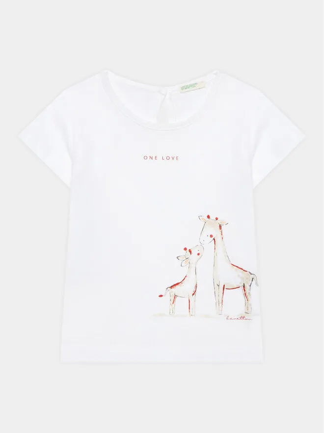 United Colors Of Benetton T-Shirt · Λευκό