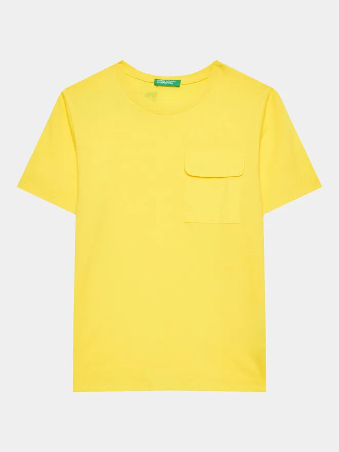 United Colors Of Benetton T-Shirt · Κίτρινο