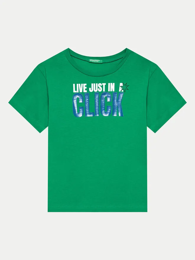 United Colors Of Benetton T-Shirt · Πράσινο