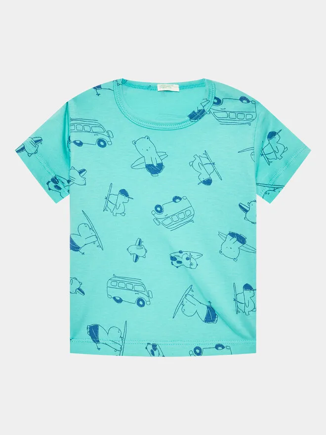 United Colors Of Benetton T-Shirt · Μπλε