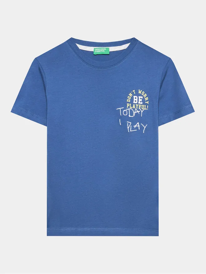 United Colors Of Benetton T-Shirt · Μπλε
