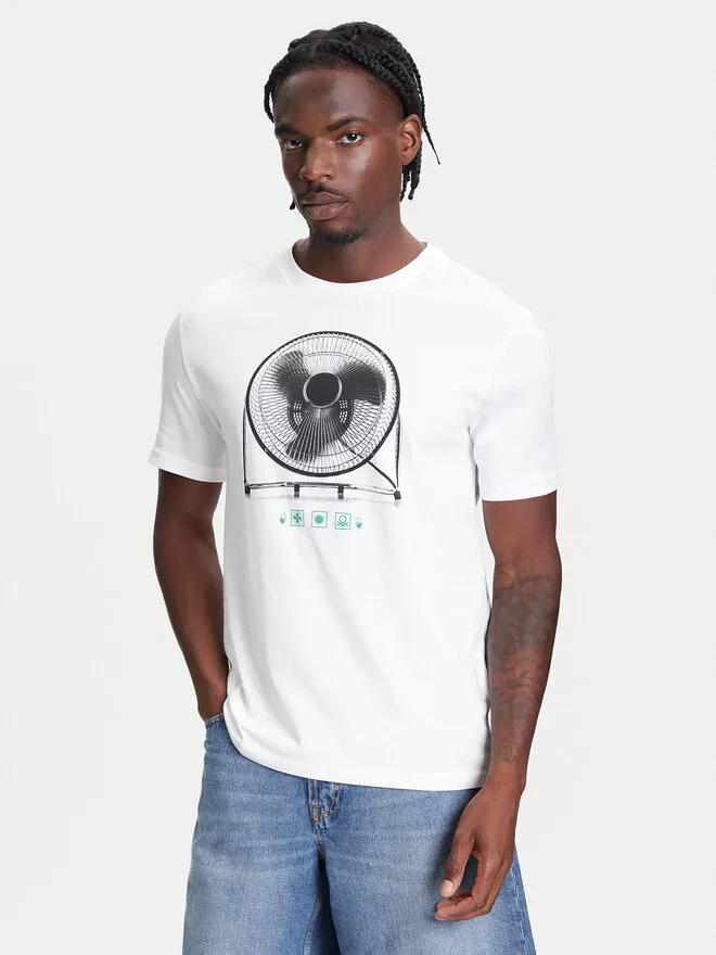United Colors Of Benetton T-Shirt · Λευκό