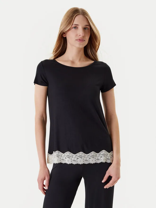 Μπλούζα πιτζάμας · Μαύρο