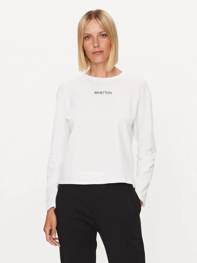 United Colors Of Benetton Μπλούζα πιτζάμας · Λευκό