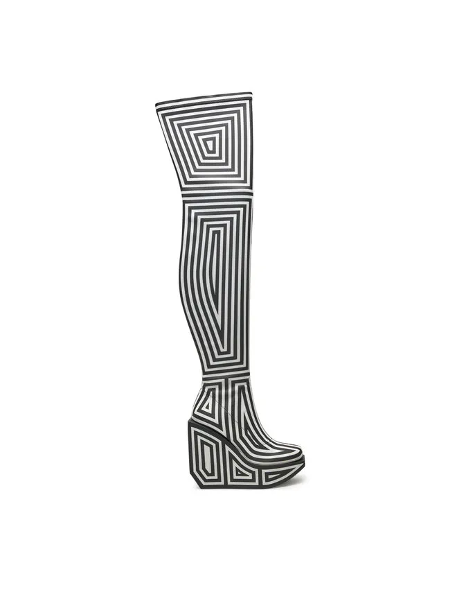 United Nude Μπότες πάνω από το γόνατο · Γκρι · 14.5 cm