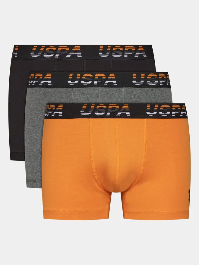 U.S. Polo Assn. Σετ μποξεράκια 3 τμχ · Έγχρωμο