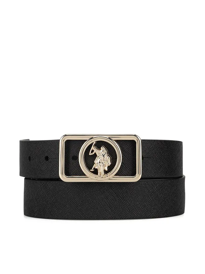 U.S. Polo Assn. Ζώνη Γυναικεία · Μαύρο