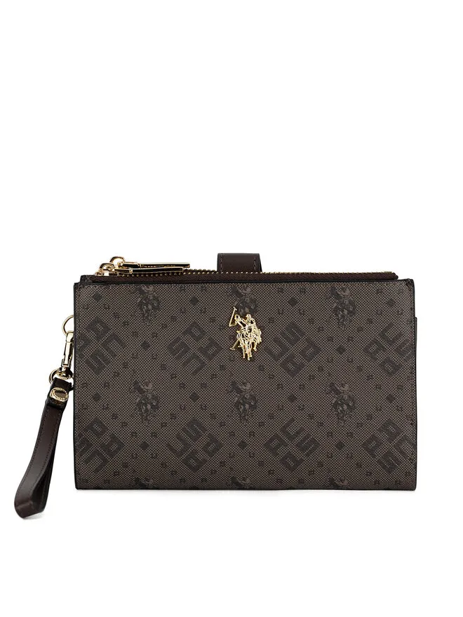 U.S. Polo Assn. Μεγάλο Πορτοφόλι Γυναικείο · Καφέ