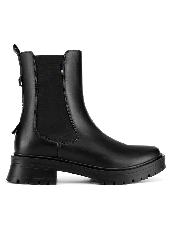 U.S. Polo Assn. Μποτάκια με λάστιχο · Μαύρο