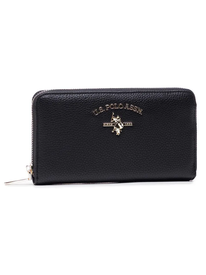 U.S. Polo Assn. Μεγάλο Πορτοφόλι Γυναικείο · Μαύρο