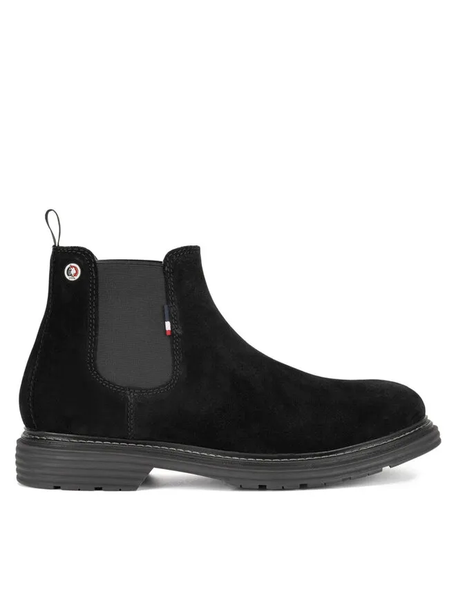 U.S. Polo Assn. Μποτάκια με λάστιχο · Μαύρο