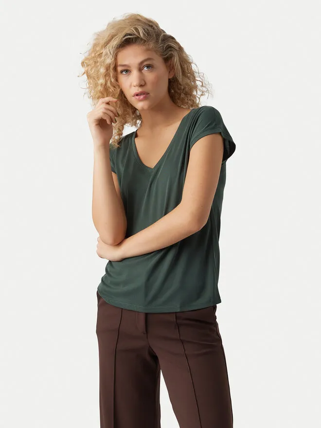 Vero Moda T-Shirt · Πράσινο