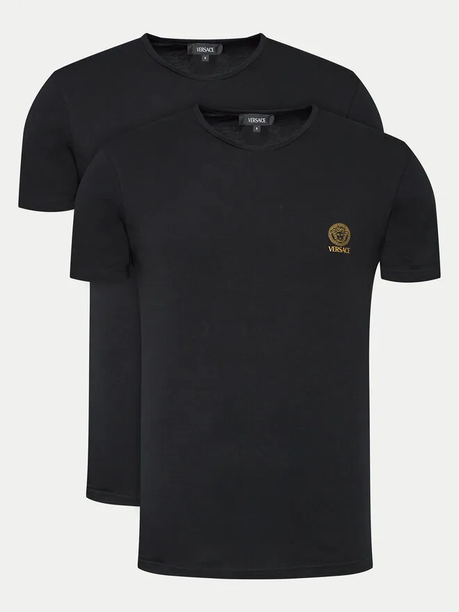 Versace Σετ 2 T-Shirts · Μαύρο