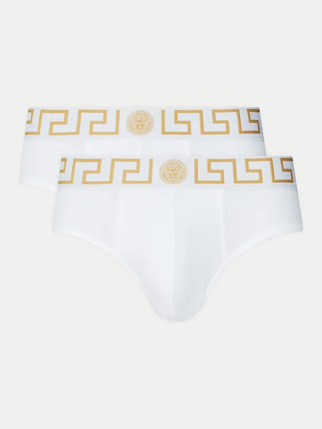 Versace Σετ σλιπ 2 τμχ. · Λευκό