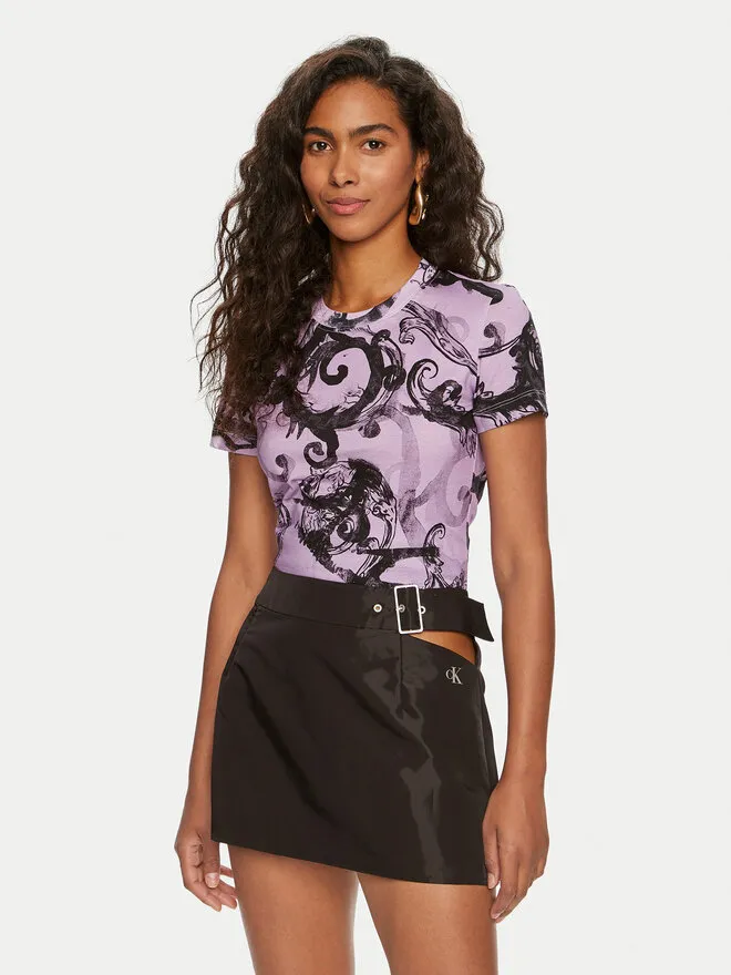 Versace Jeans Couture T-Shirt · Μωβ