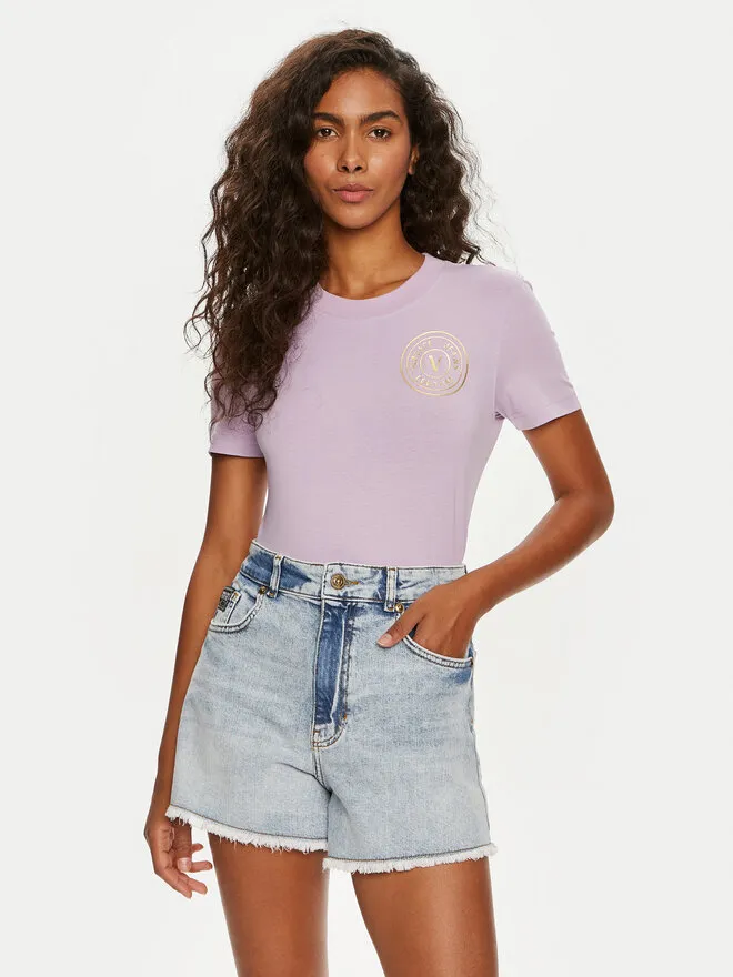 Versace Jeans Couture T-Shirt · Μωβ
