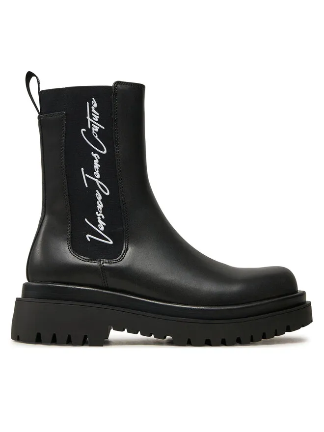 Versace Jeans Couture Μποτάκια με λάστιχο · Μαύρο