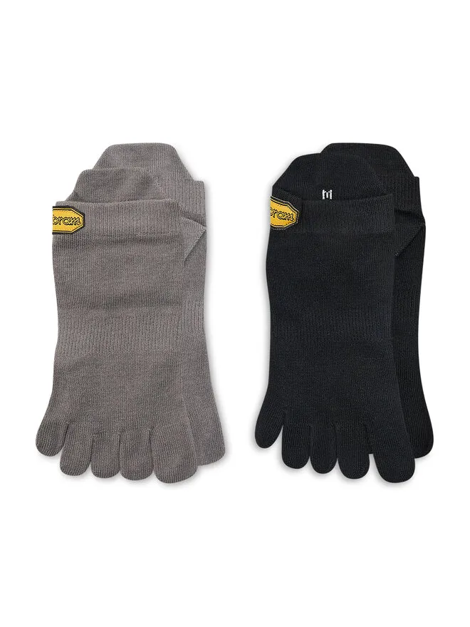 Vibram Fivefingers Σετ 2 ζευγάρια κάλτσες σοσόνια unisex · Μαύρο