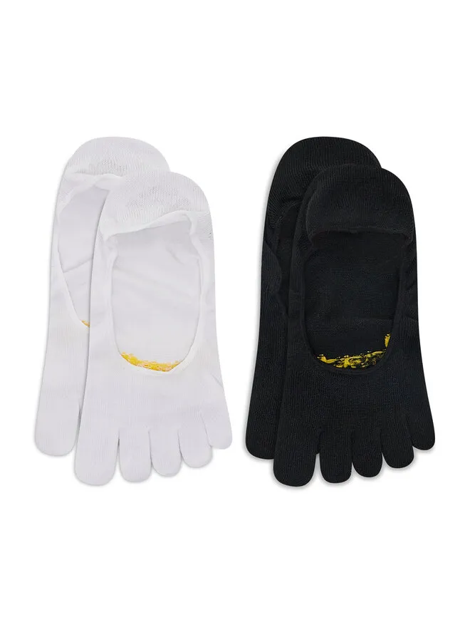 Vibram Fivefingers Σετ 2 ζευγάρια κάλτσες σοσόνια unisex · Λευκό