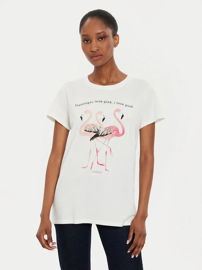 ViCOLO T-Shirt · Εκρού
