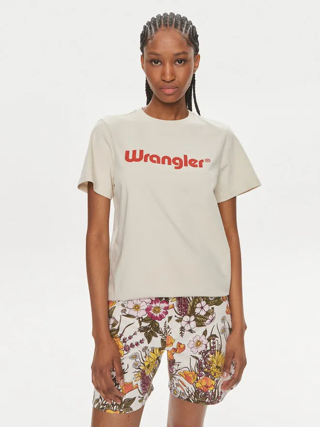 Wrangler T-Shirt · Εκρού
