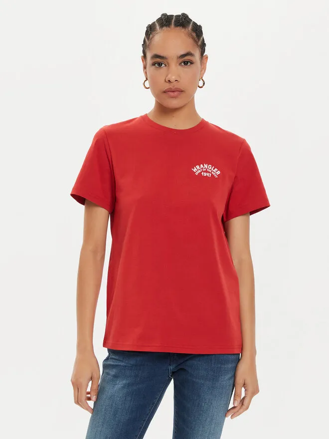 Wrangler T-Shirt · Κόκκινο