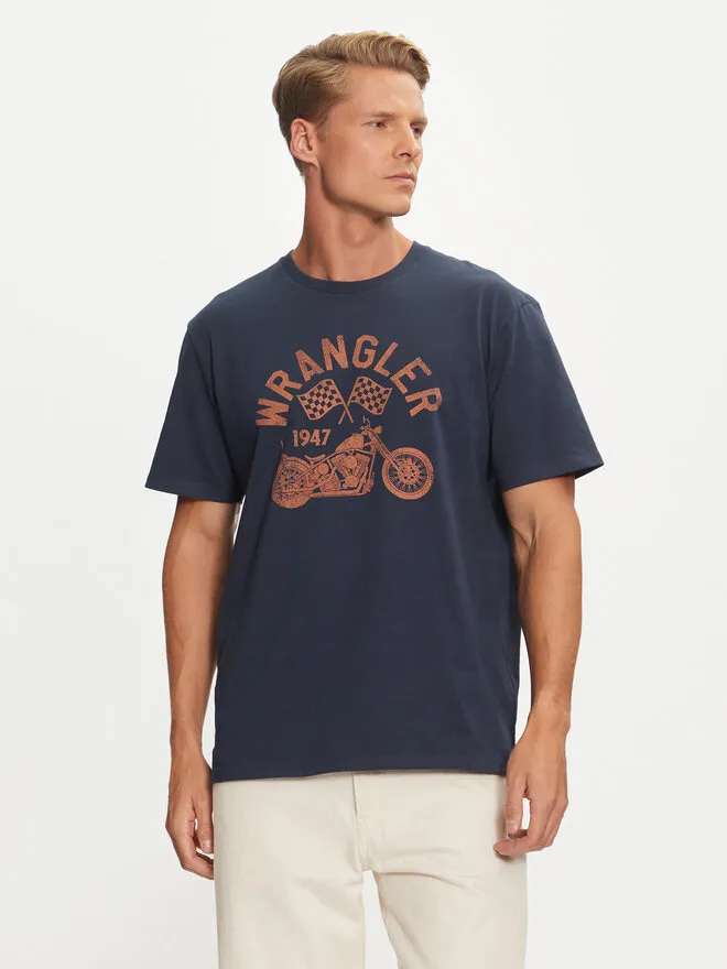 Wrangler T-Shirt · Σκούρο μπλε