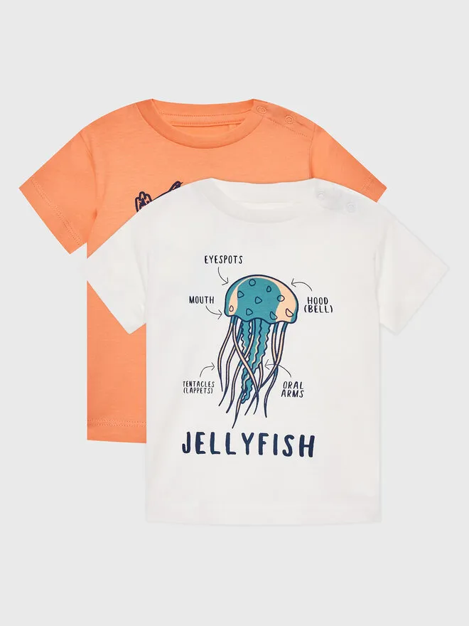 Zippy Σετ 2 T-Shirts · Έγχρωμο