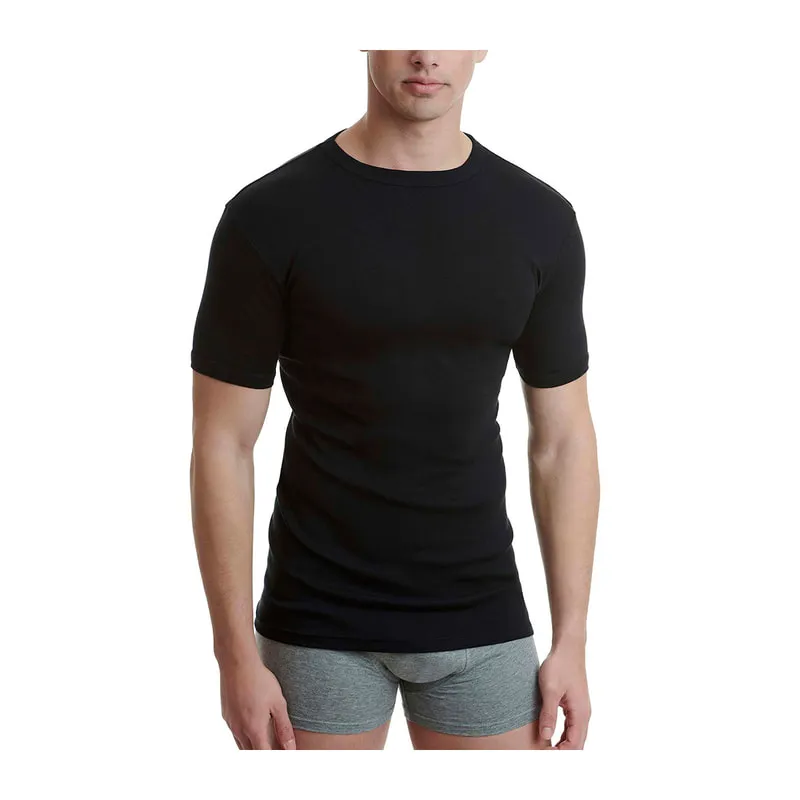 Cotton crewneck undershirt 2 pack
