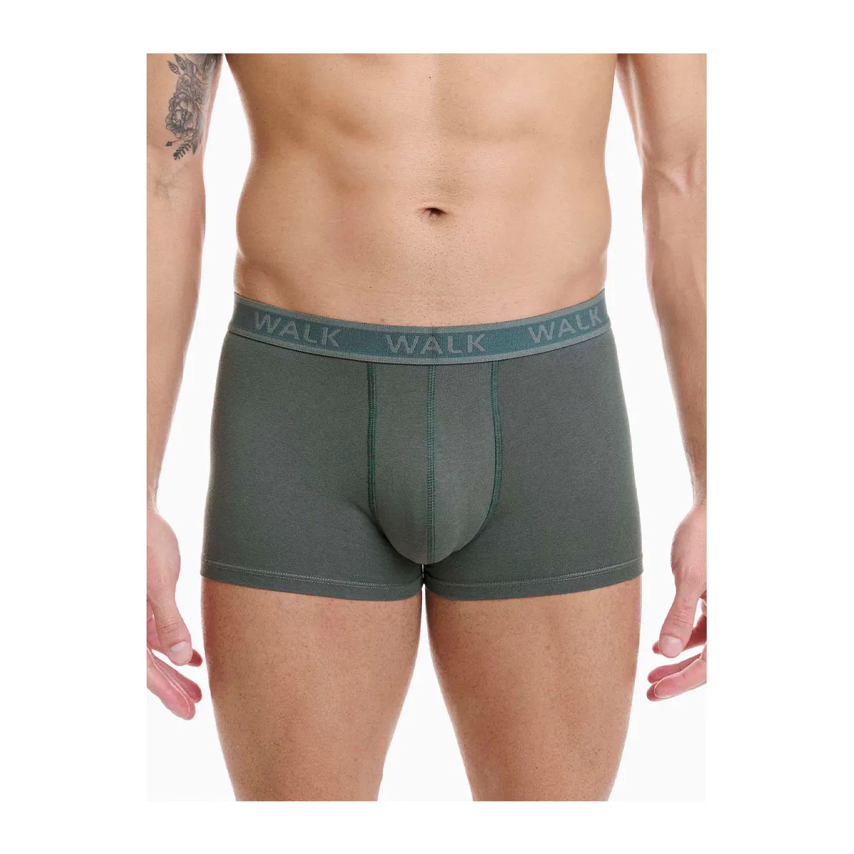 Cotton boxer with external seams 2 pack