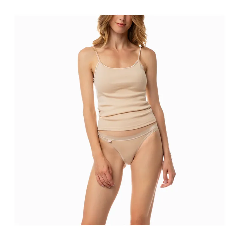 Satin binding shoestring vest 2 pack
