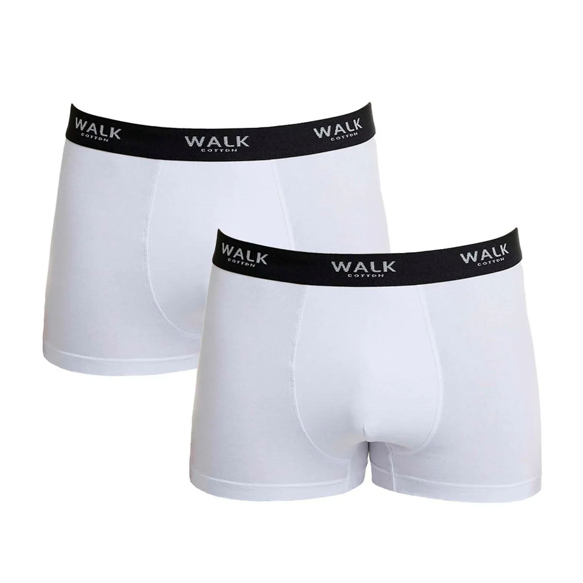 Βαμβακερό μπόξερ με ανάγλυφο λάστιχο 2 pack