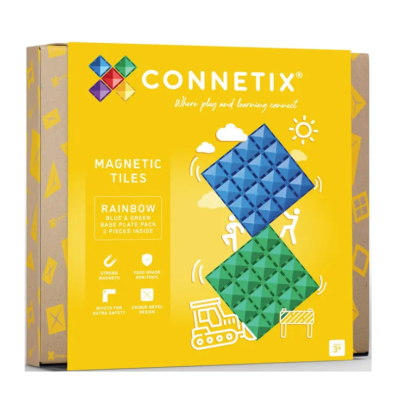 Magnetic Building Blocks 2 Piece Base Plate Pack