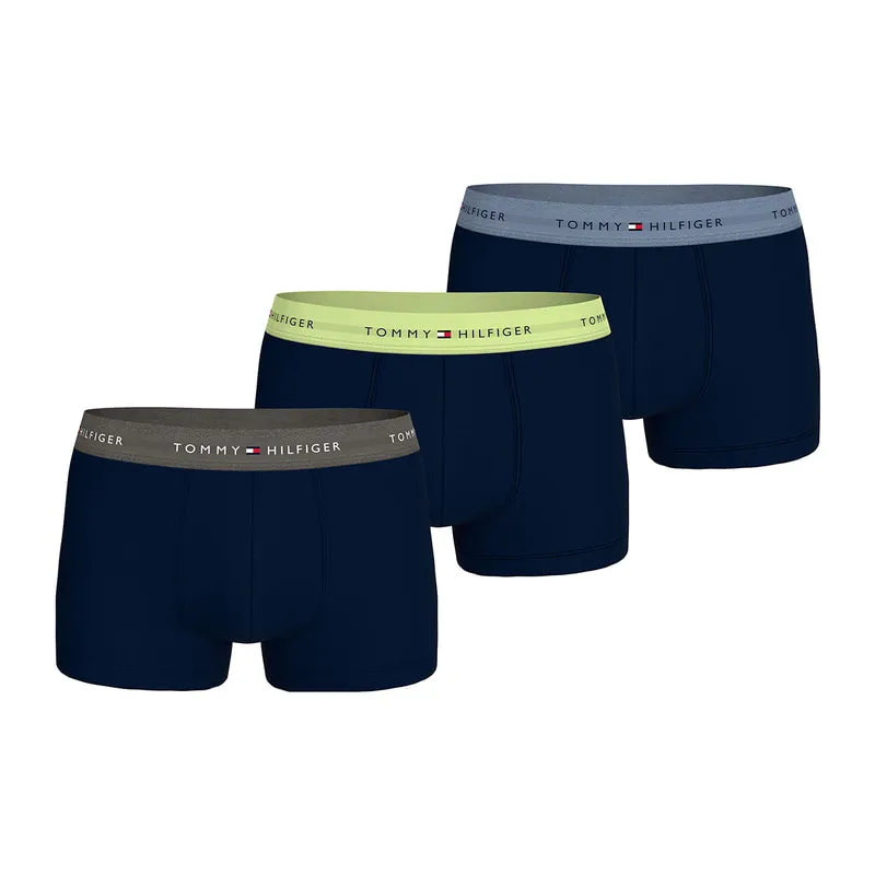 Logo waistband trunks 3 pack