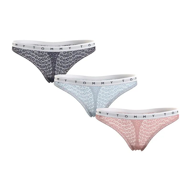 Lace thong 3 pack