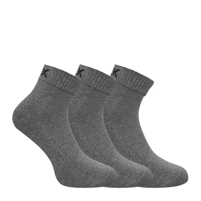 Cotton quarter sports socks 3 pack